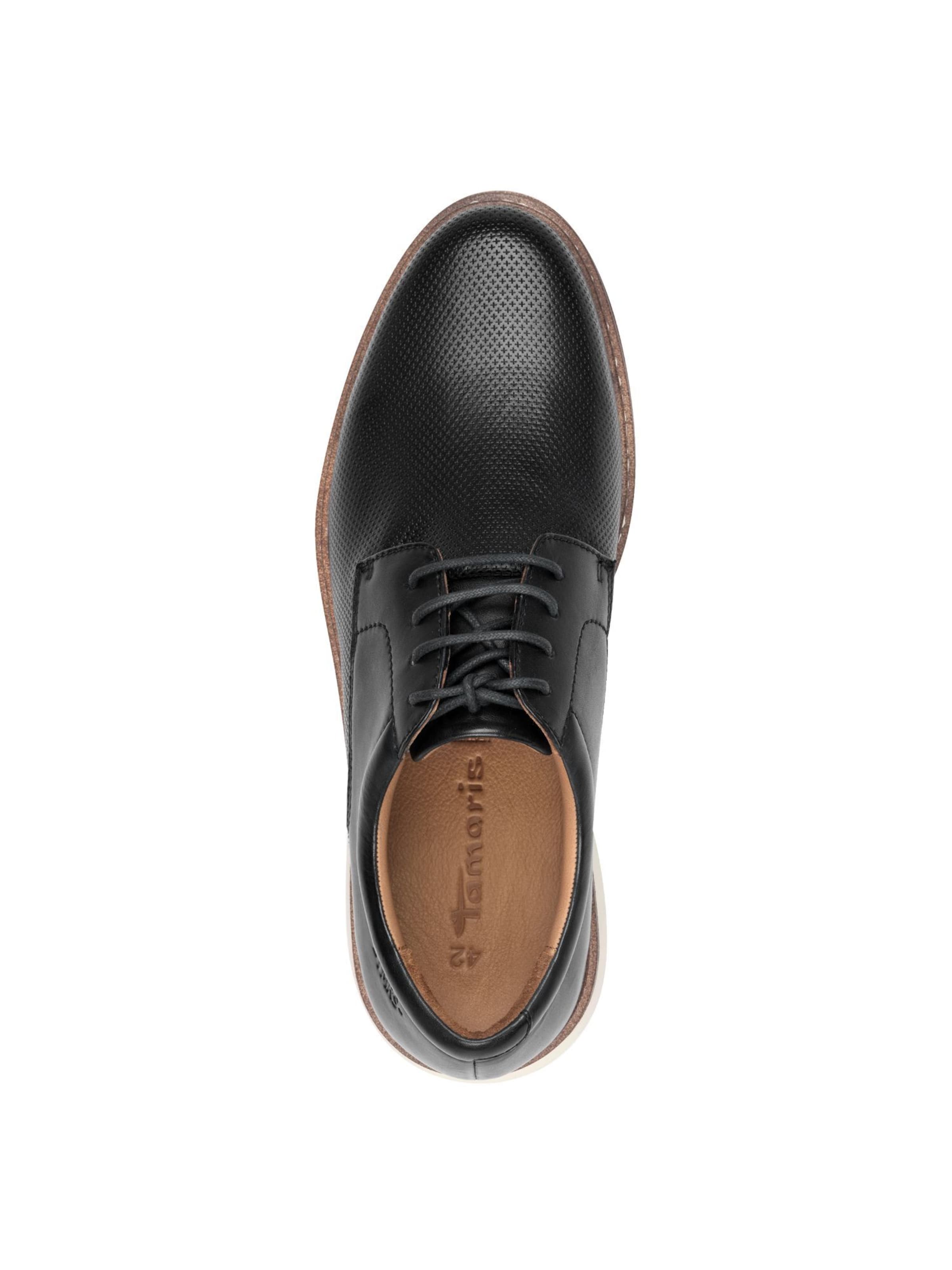 Chaussure à lacets Tamaris en noir