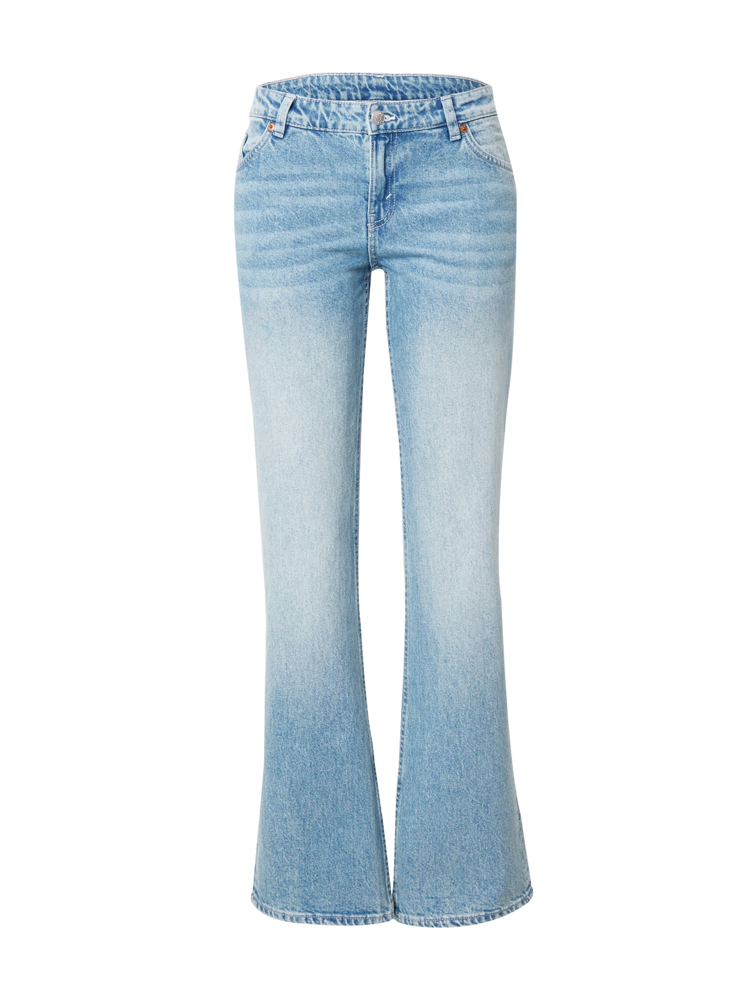 Monki Bootcut Džínsy - Modrá: predná strana