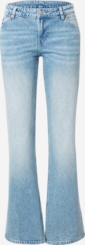 Monki Bootcut Jeans in Blauw: voorkant