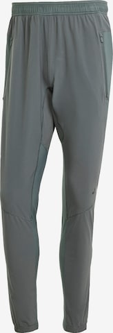 ADIDAS PERFORMANCE Workout Pants 'D4T' in Green: front