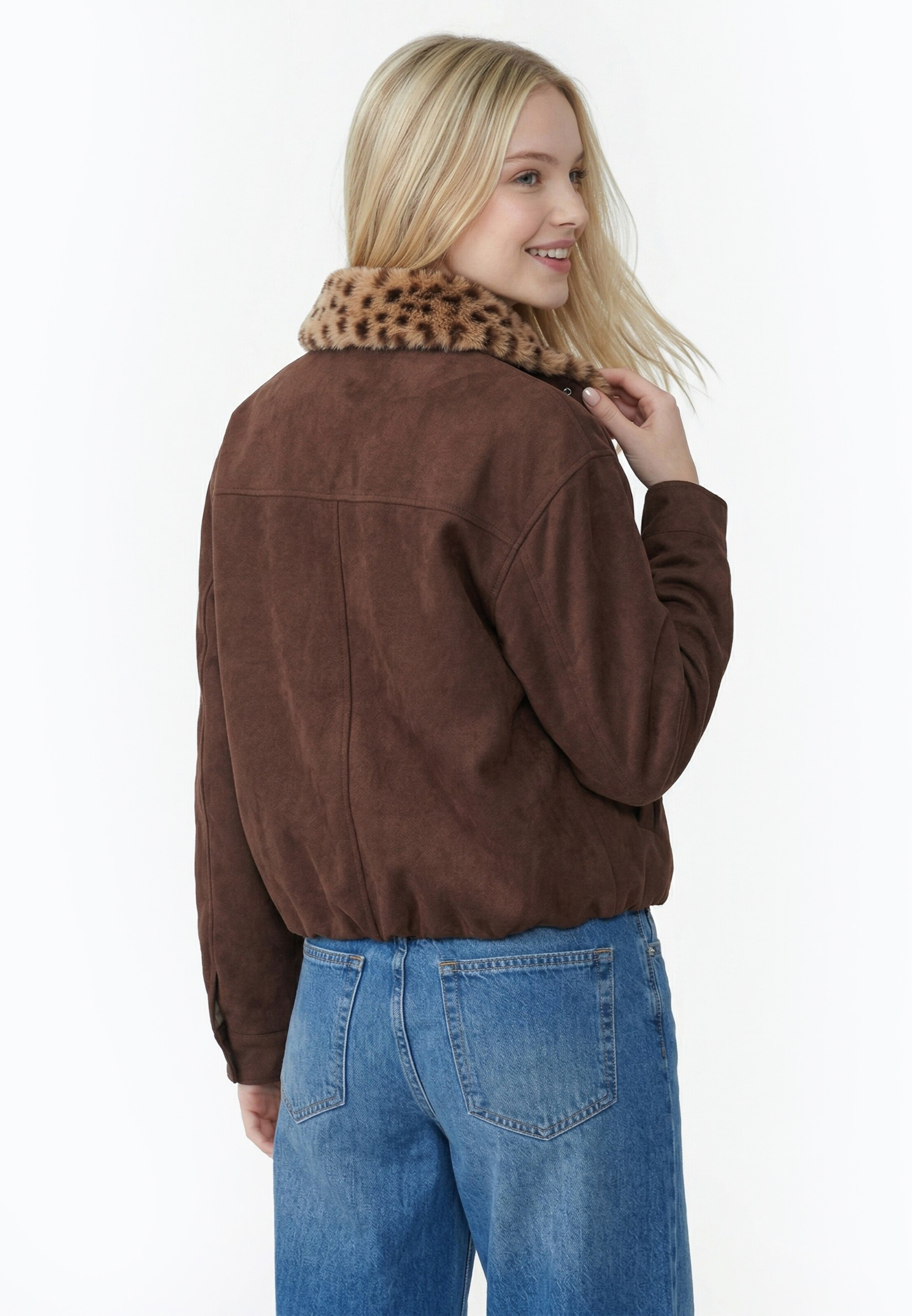MYMO - Chaqueta de entretiempo en marrón
