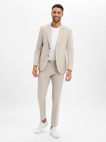 CG CLUB OF GENTS Slim fit Business Blazer 'Paul' in Beige
