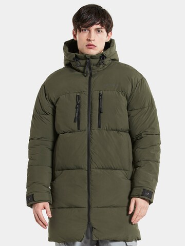 Didriksons Winter Coat 'Hilmer' in Green: front