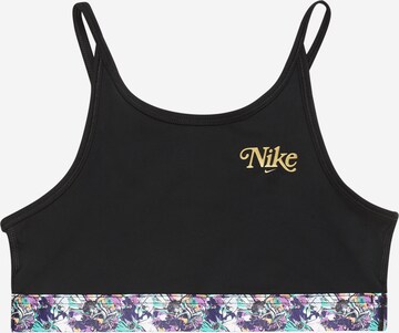 Bustino Reggiseno sportivo 'Trophy' di NIKE in nero: frontale