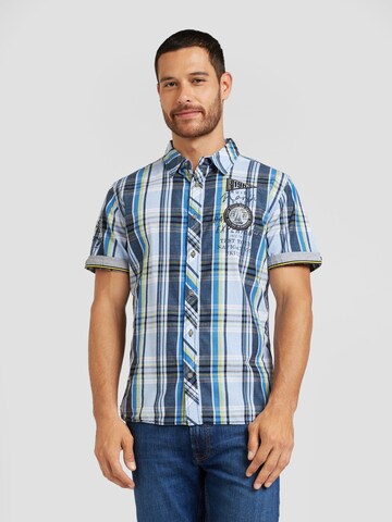CAMP DAVID Regular fit Overhemd 'Cruise North' in Blauw: voorkant