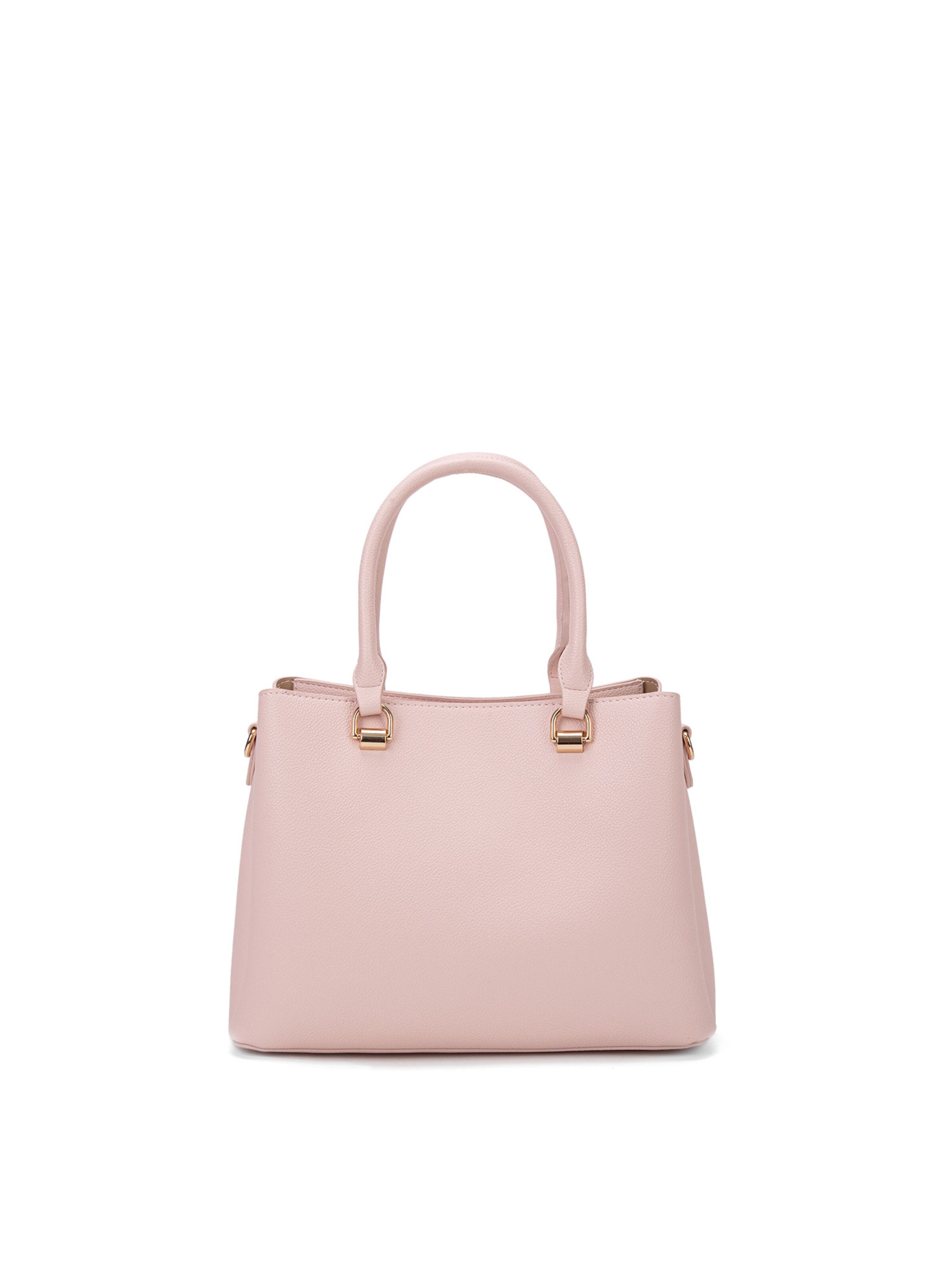 Borsa a mano 'Borsa a Mano Vegan Leather Diana & Co Firenze - Zip e Tracolla Rimovibile' di Diana&Co. in rosa