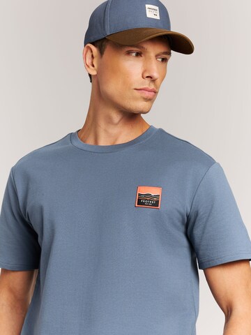 PROTEST Shirt 'PRTAfia'‌‌‌‌‌‌‌‌‌ in Blau