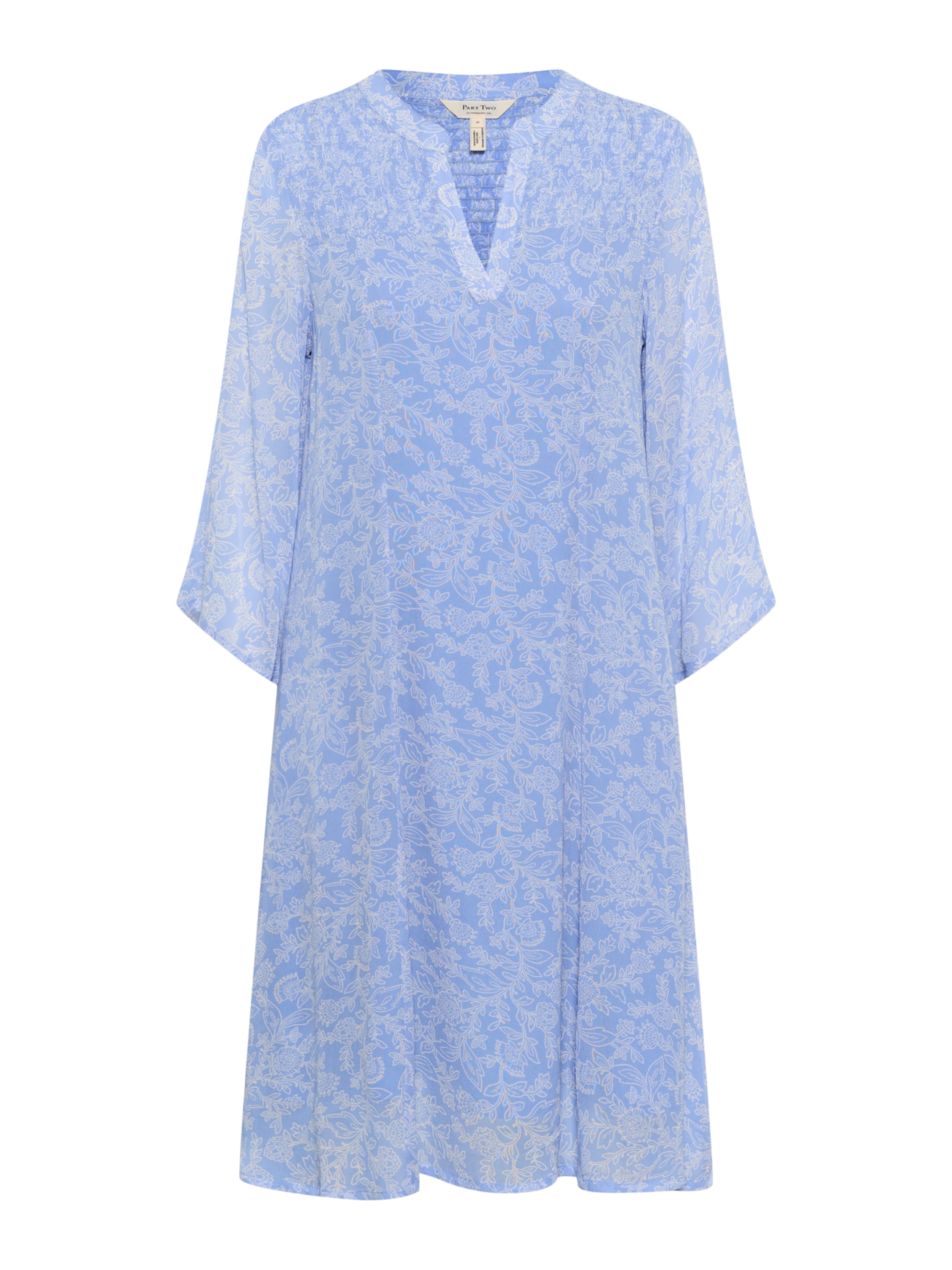 Part Two Рокля 'Elka' в синьо: отпред