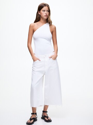 Pull&Bear Shirtbody i hvid