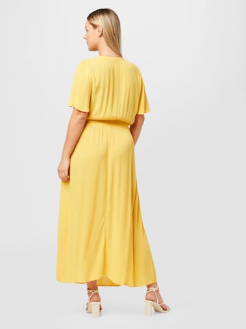 ABOUT YOU Curvy - Vestido 'Duffy' en amarillo