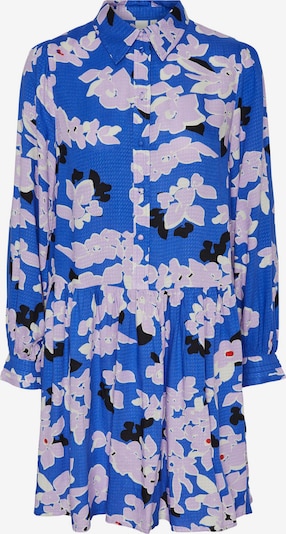 YAS Vestido camisero 'Dala' en azul cielo / lila pastel / negro / blanco, Vista del producto