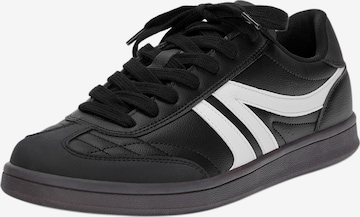 Pull&Bear Matalavartiset tennarit värissä musta: etupuoli