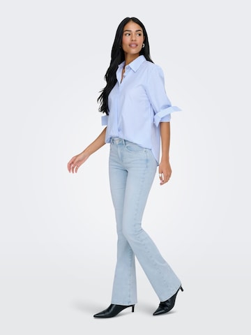 ONLY Baggy Jeans 'Blush' in Blauw