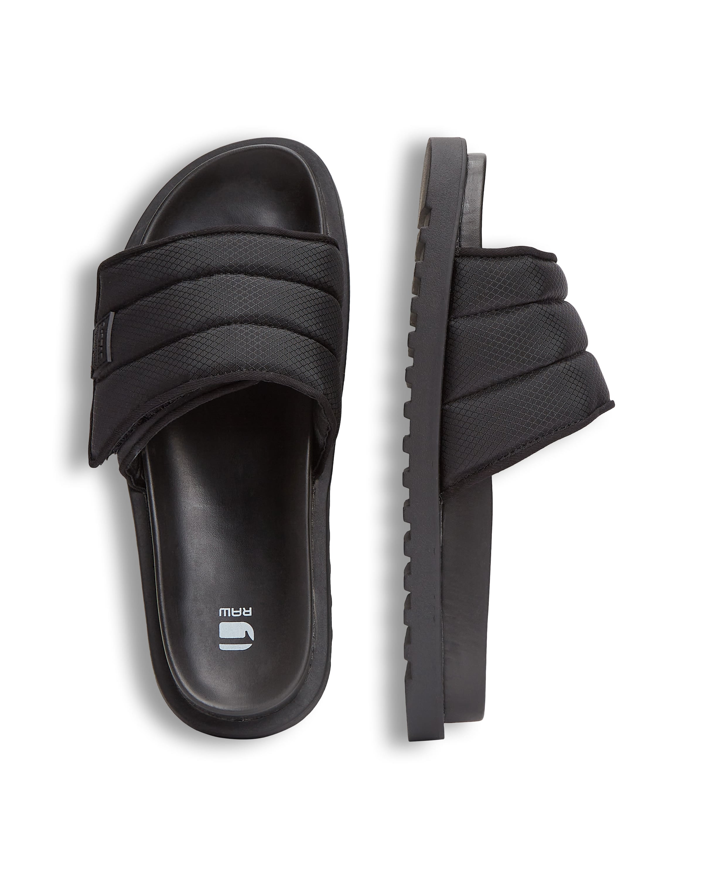 G-STAR Sandal - 'Diesem II RPS Slides' in Schwarz