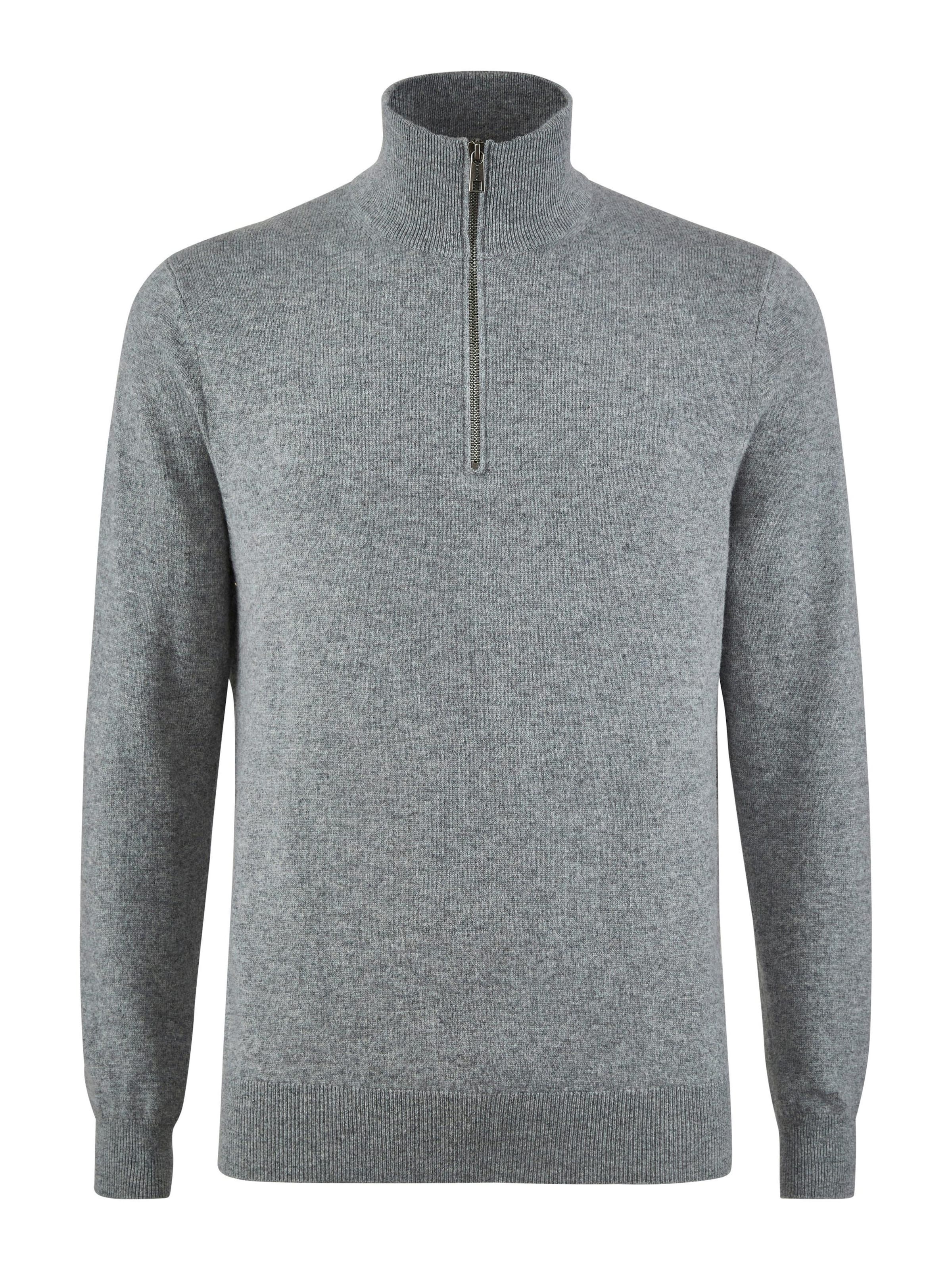 FALKE Pullover 'Pure Cashmere'‌‌‌‌‌‌‌ in Grau: Vorderseite