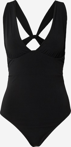 Shirtbody 'Cassandra' ABOUT YOU en noir : devant