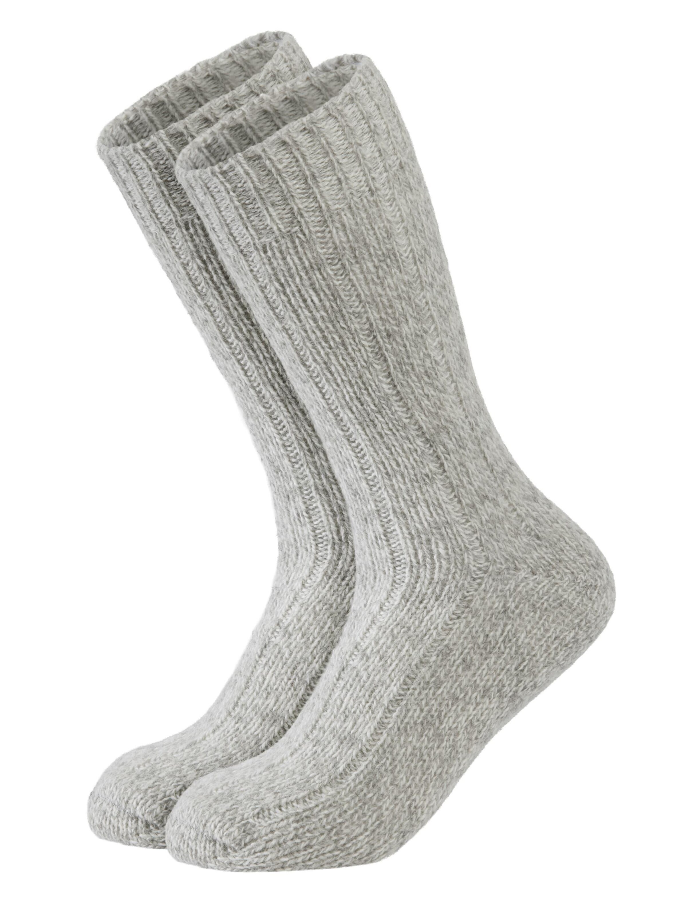 Calzino di Lindbergh in grigio: frontale