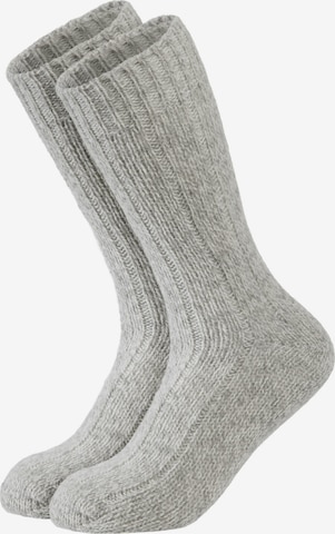 Calzino di Lindbergh in grigio: frontale