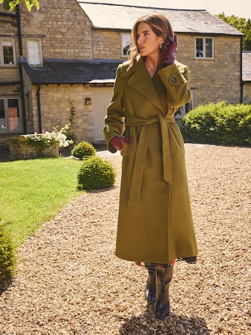Cappotto di mezza stagione di love & roses in verde: frontale