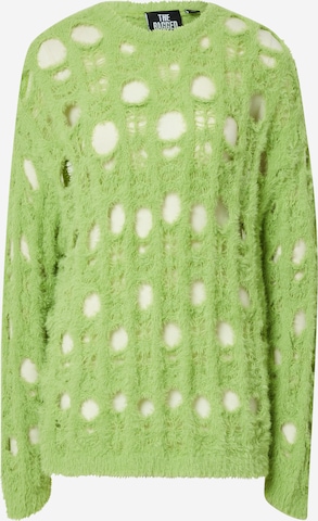 The Ragged Priest Sweater in Green: front