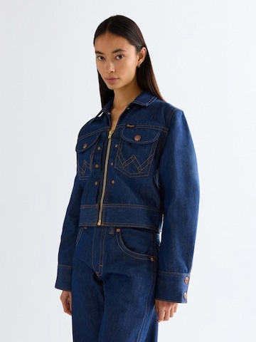 WRANGLER Tussenjas 'Super Wrangler' in Blauw: voorkant