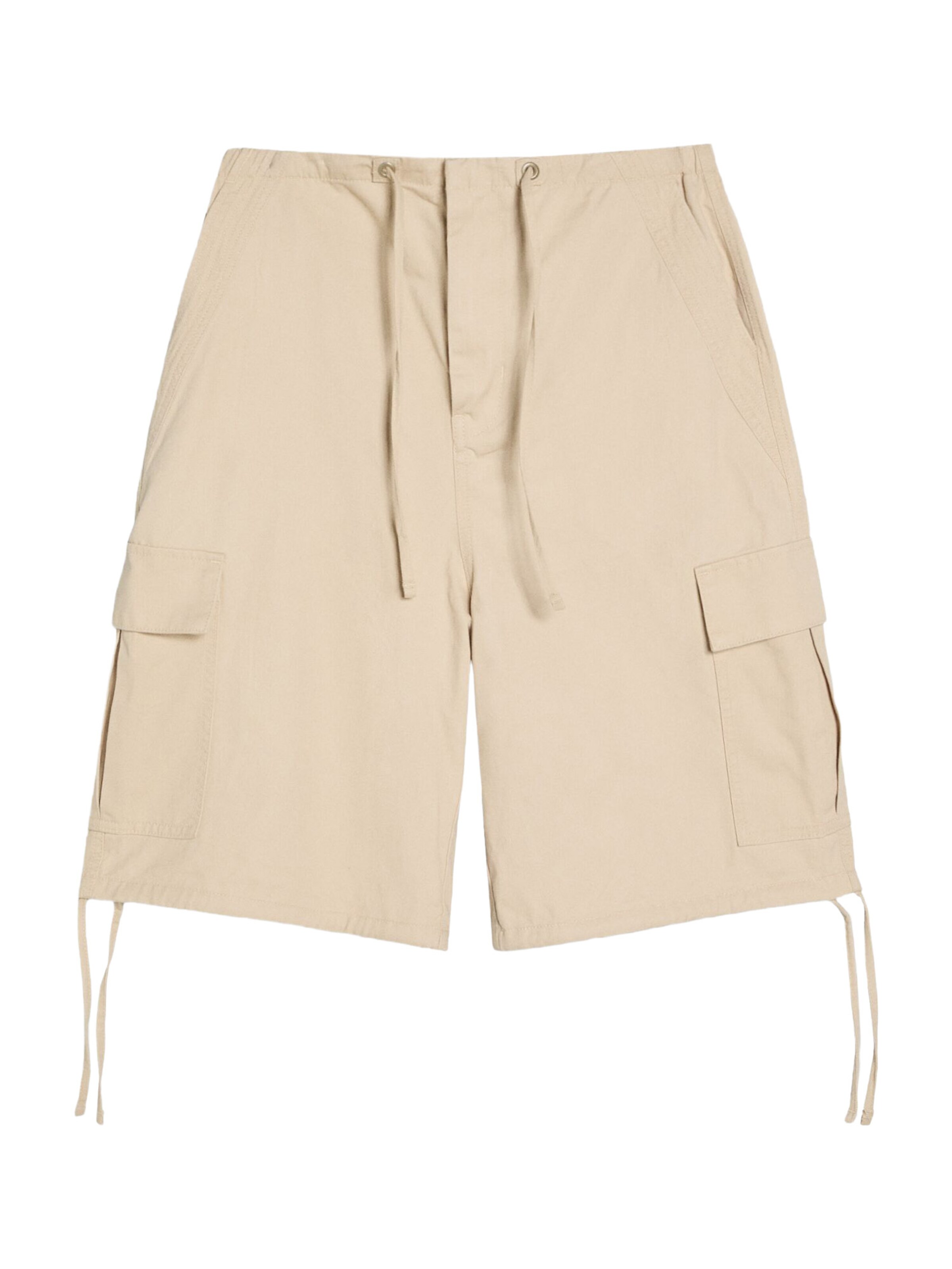 Bershka Cargobroek in 29-30 in de kleur Beige, Productweergave