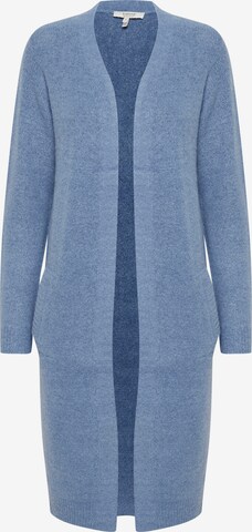 b.young Knit Cardigan in Blue: front