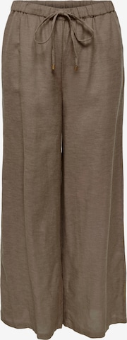 Pantalon 'VIVA' ONLY en marron : devant