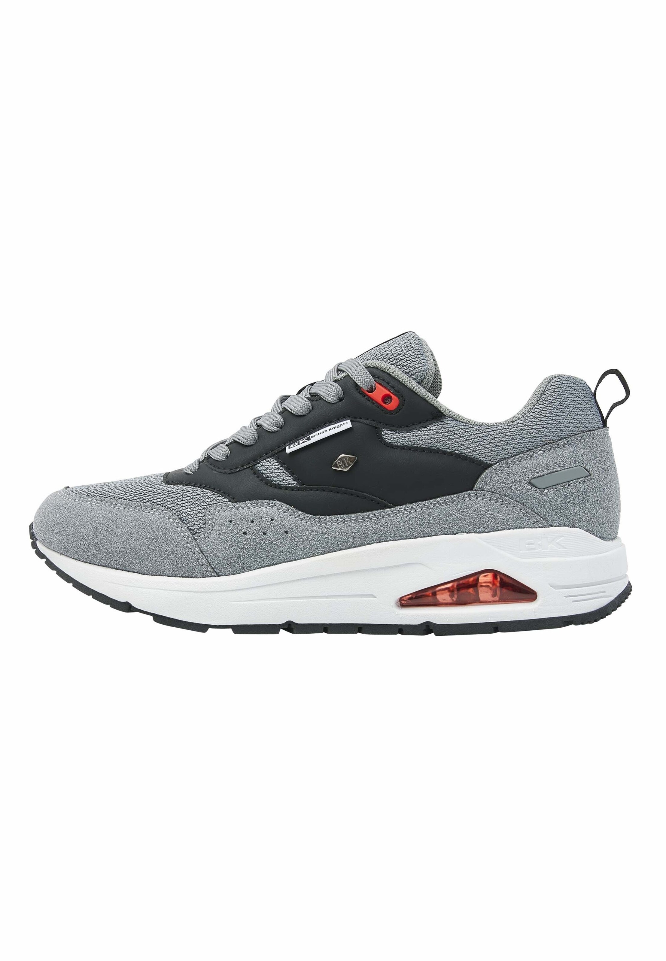 BRITISH KNIGHTS Platform trainers 'LENNOX ' in Grey: front