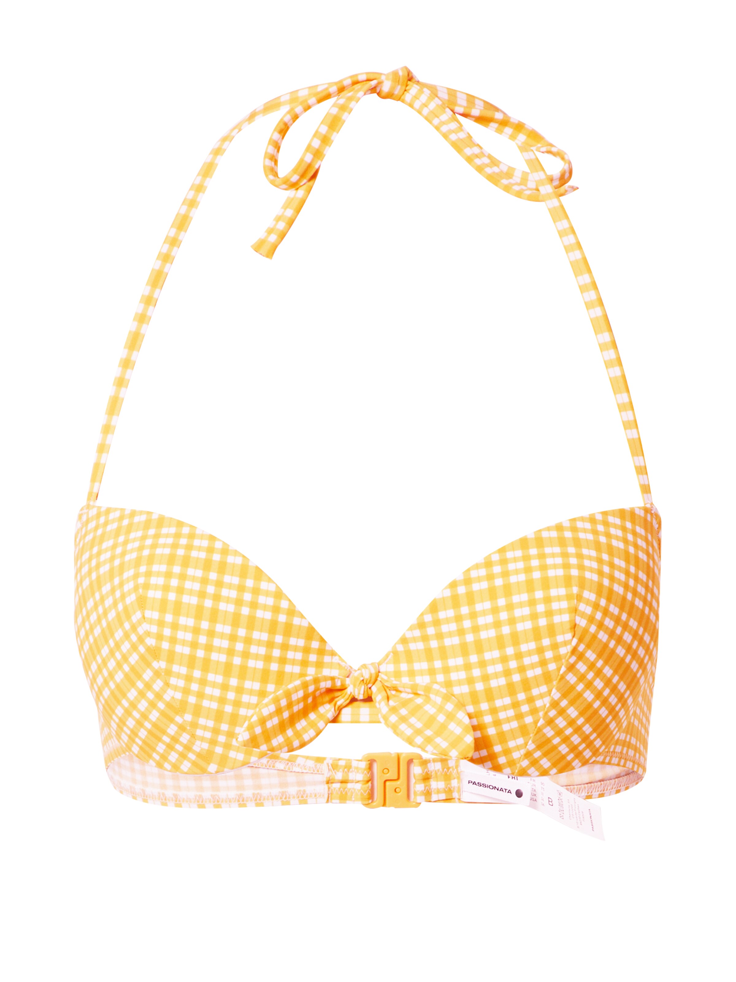 PASSIONATA Пуш-ап Верх бикини в Желтый: спереди