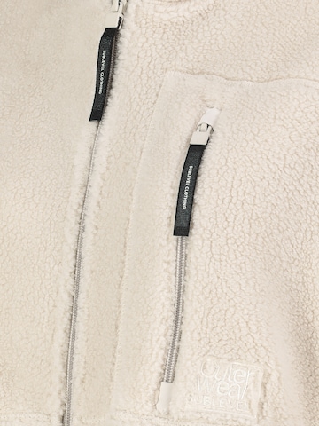 Sublevel Fleece jas in Beige