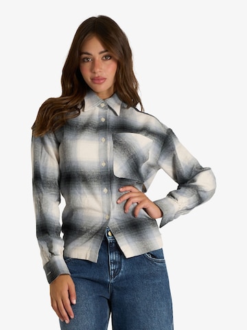 AMISH Blouse in Grijs: voorkant