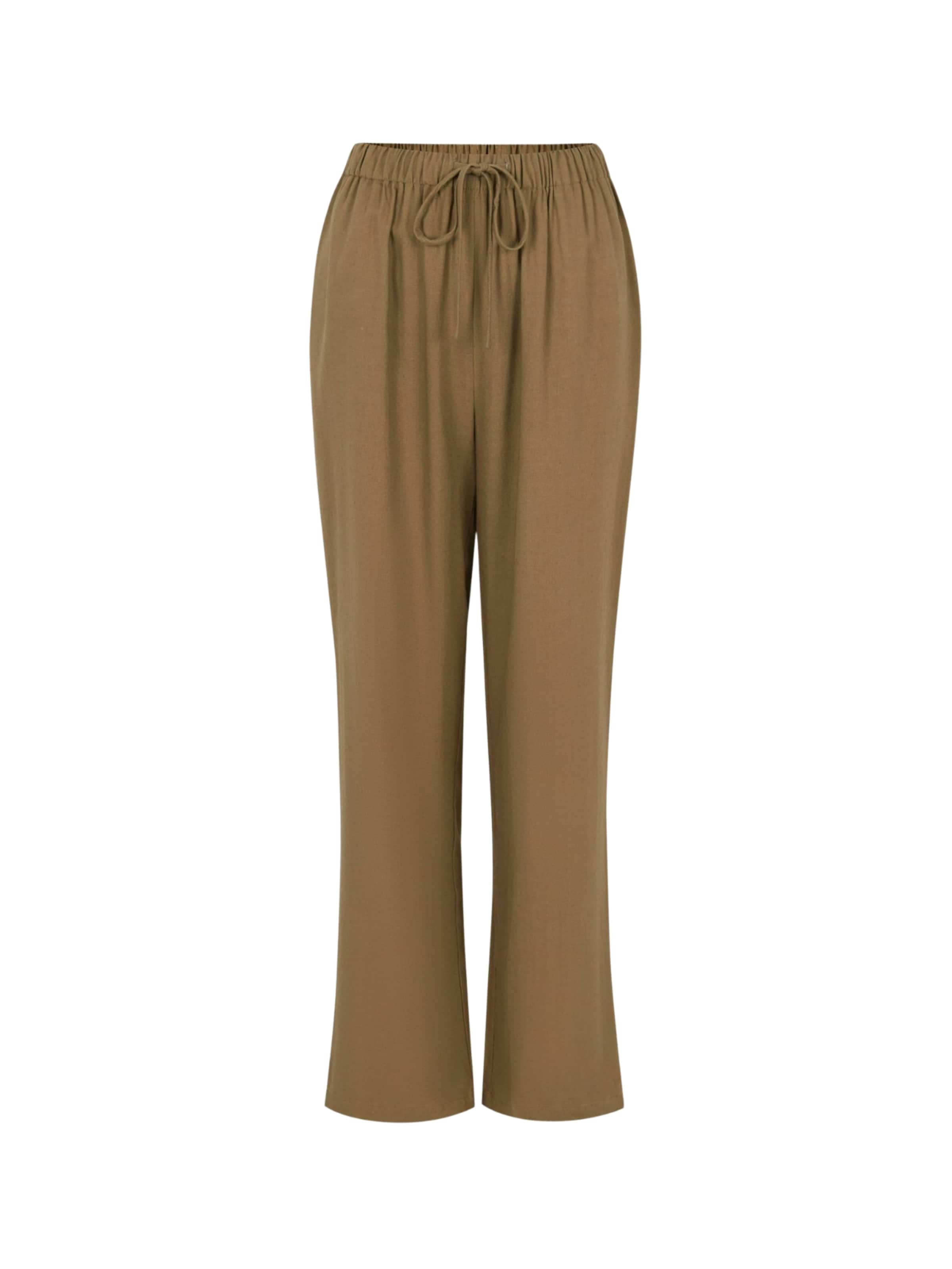 Soft Rebels Trouser ' SRYindi ' in Braun: Vorderseite