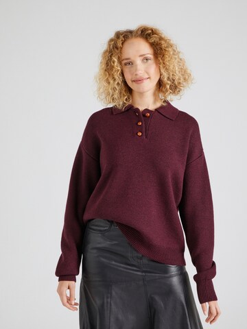 REMAIN Sweater in Red: front