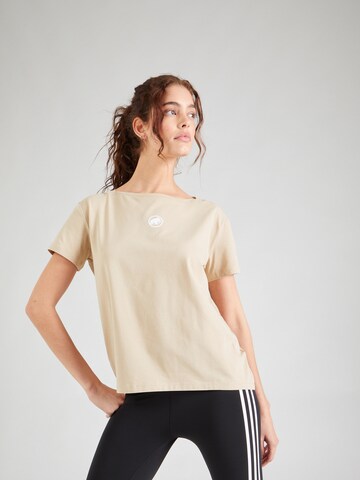MAMMUT Funkční tričko 'Seon' – béžová: přední strana