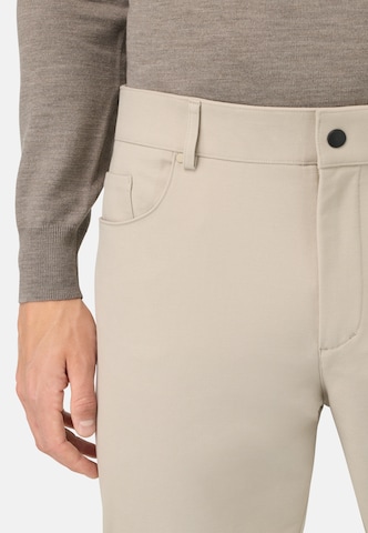 Coupe slim Jean Boggi Milano en beige