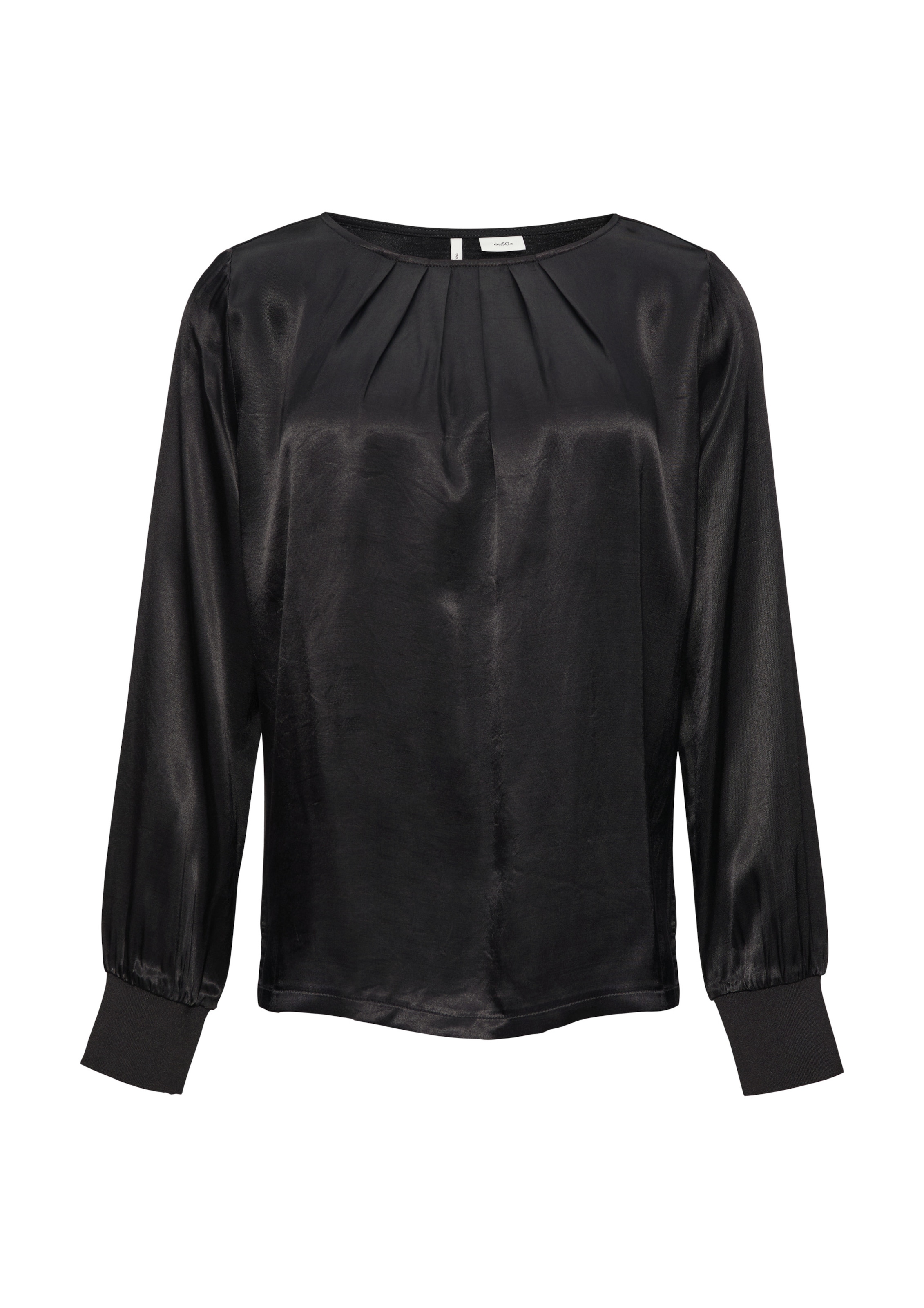 s.Oliver BLACK LABEL Blouse in Zwart: voorkant