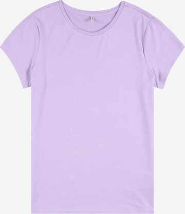 T-Shirt 'MOSTER' KIDS ONLY en violet : devant