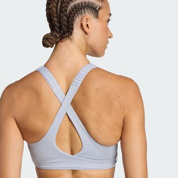 Bustino Reggiseno sportivo 'FastImpact Luxe' di ADIDAS PERFORMANCE in grigio
