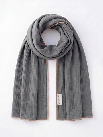 wundabaa Scarf 'mus 180x65' in Grey: front