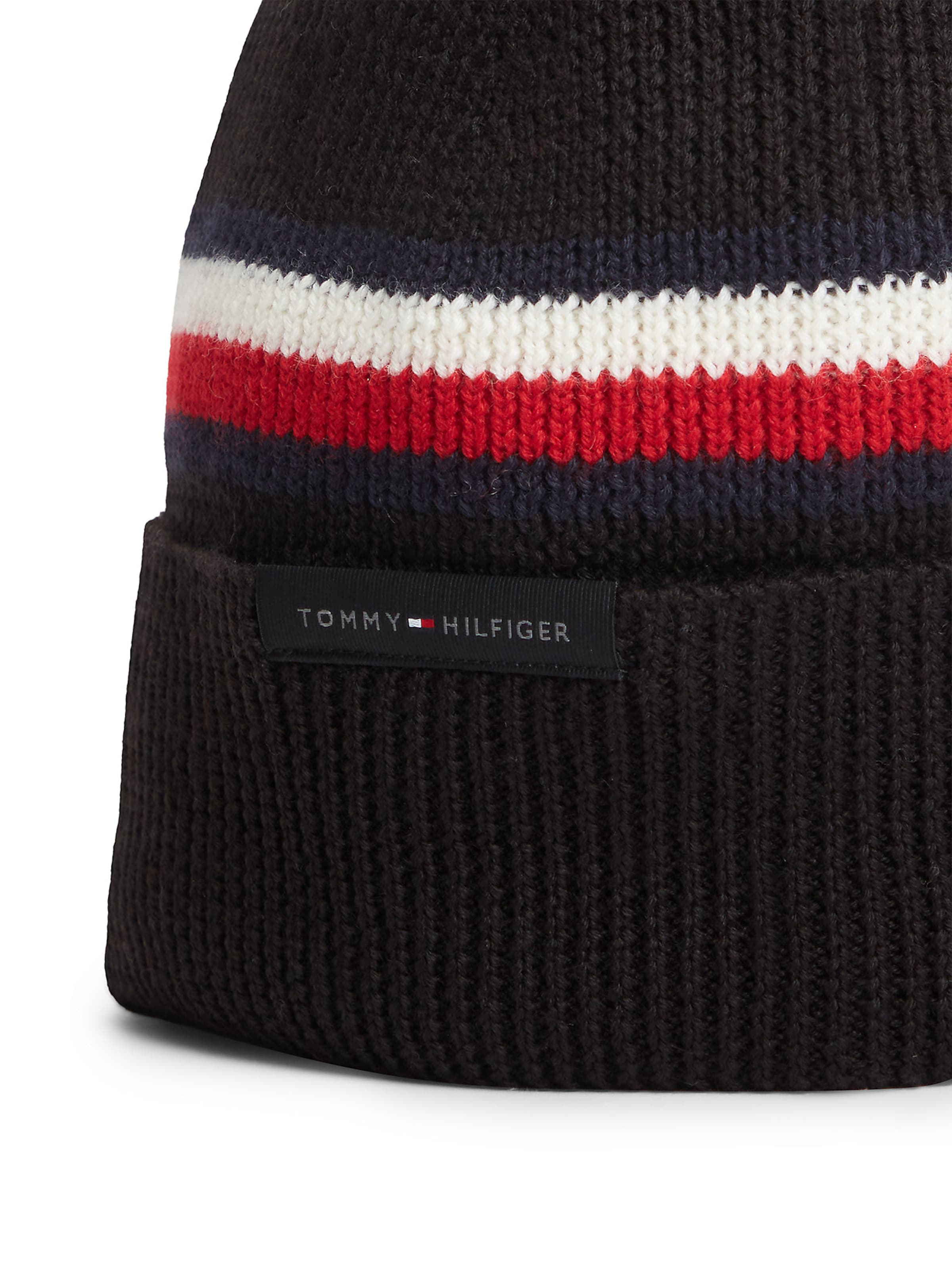 TOMMY HILFIGER Mütze in Schwarz