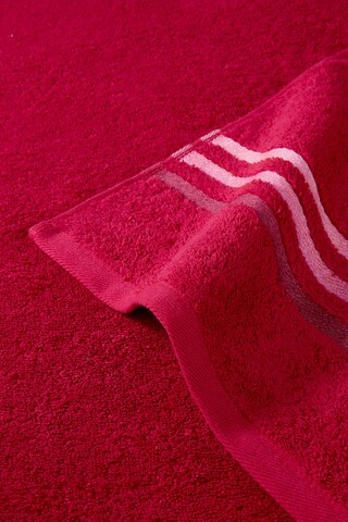 SCHIESSER Handdoek 'Skyline Color' in Rood