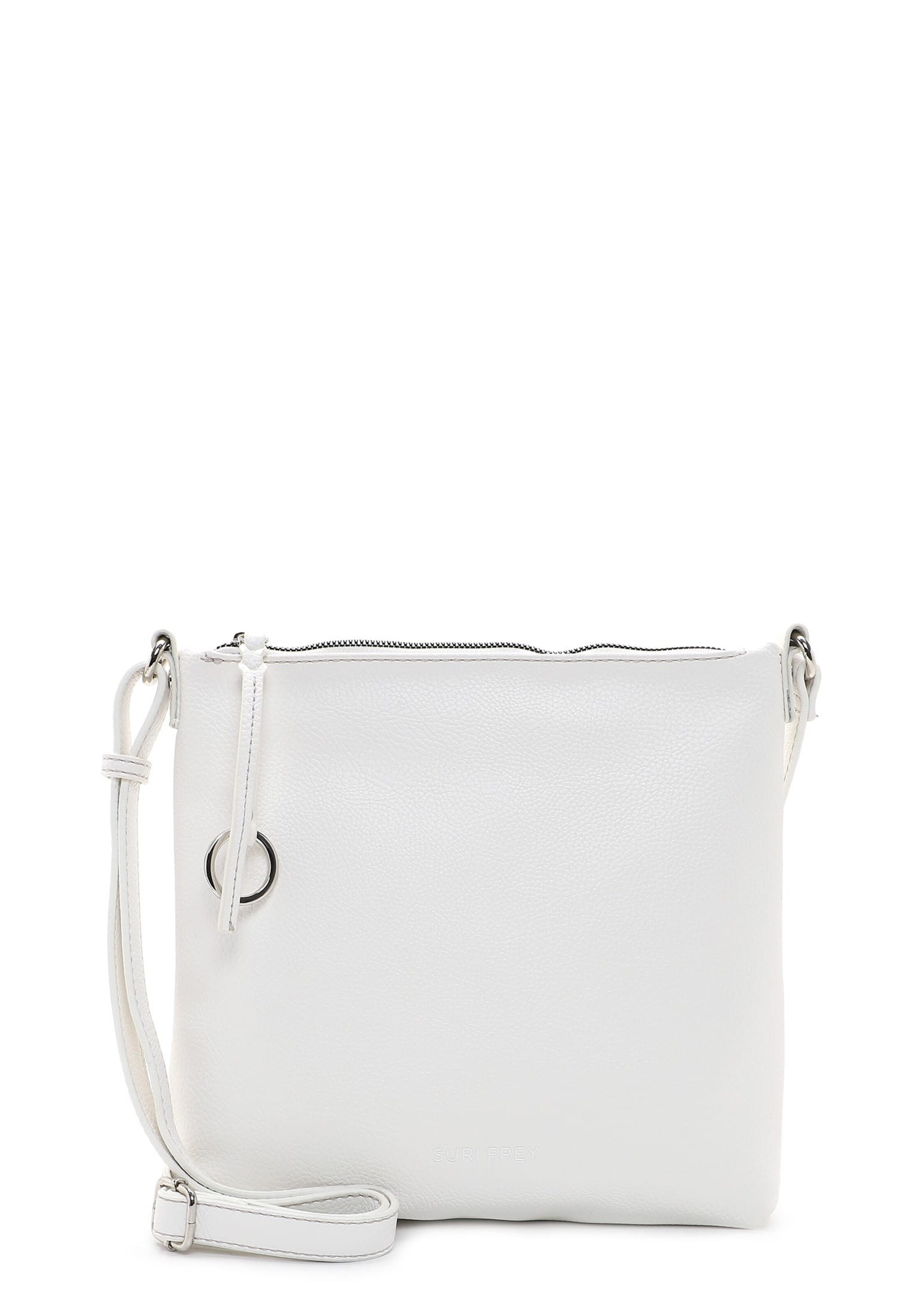 Borsa a tracolla 'Debby' di Suri Frey in bianco: frontale
