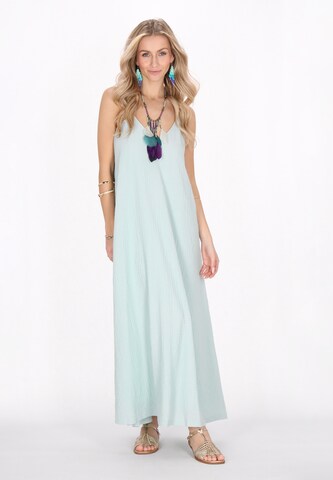 Robe d’été 'Spring Summer' IZIA en vert : devant