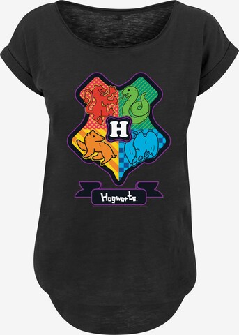 T-shirt 'Harry Potter Hogwarts Junior' F4NT4STIC en noir : devant