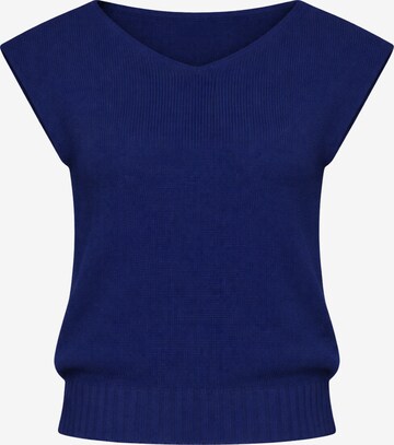 Süel knitwear - Top de punto 'Carlos' en azul: frente