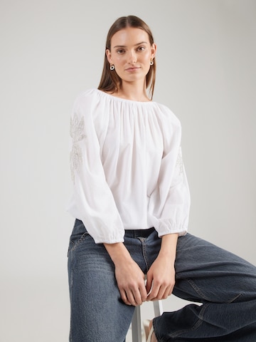 monari Bluse i hvid: forside