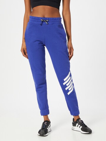 Superdry Tapered Workout Pants 'Train Core' in Blue: front