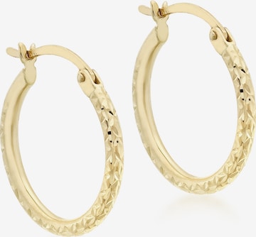 Lucardi Oorbellen 'Klassisch' in Goud: voorkant