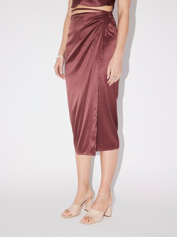 LeGer Premium Skirt 'Adlin' in Brown